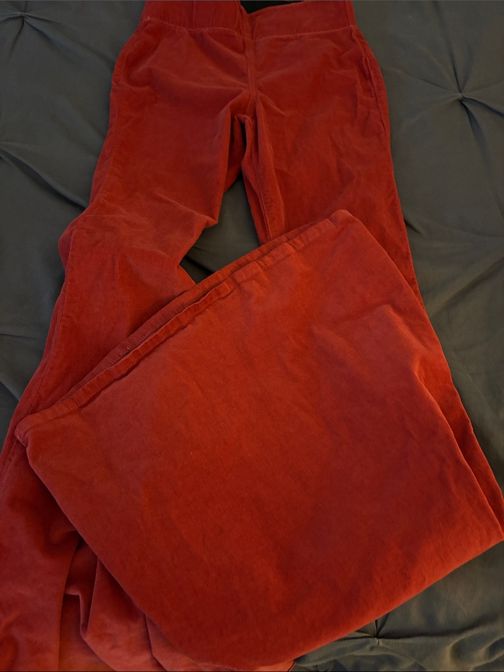 Show me your mumu Red Corduroy flare Pants - Picture 3 of 7